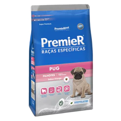Ração PremieR Raças Específicas para Pug Filhote Porte Pequeno sabor Frango 1kg