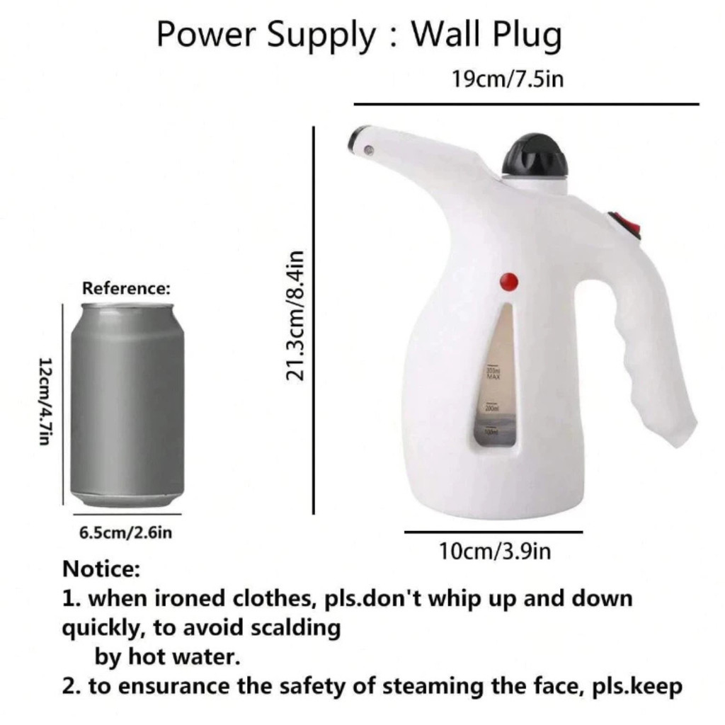 Passadeira 110v Vaporizador A Vapor De Roupas Tira Amasso Portátil 800w
