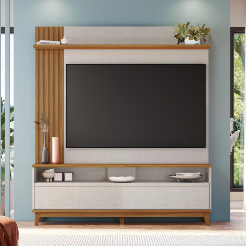 Estante Home para TV até 65 Polegadas 2 Portas NT 1335 Notável Móveis em Oferta na Shopee