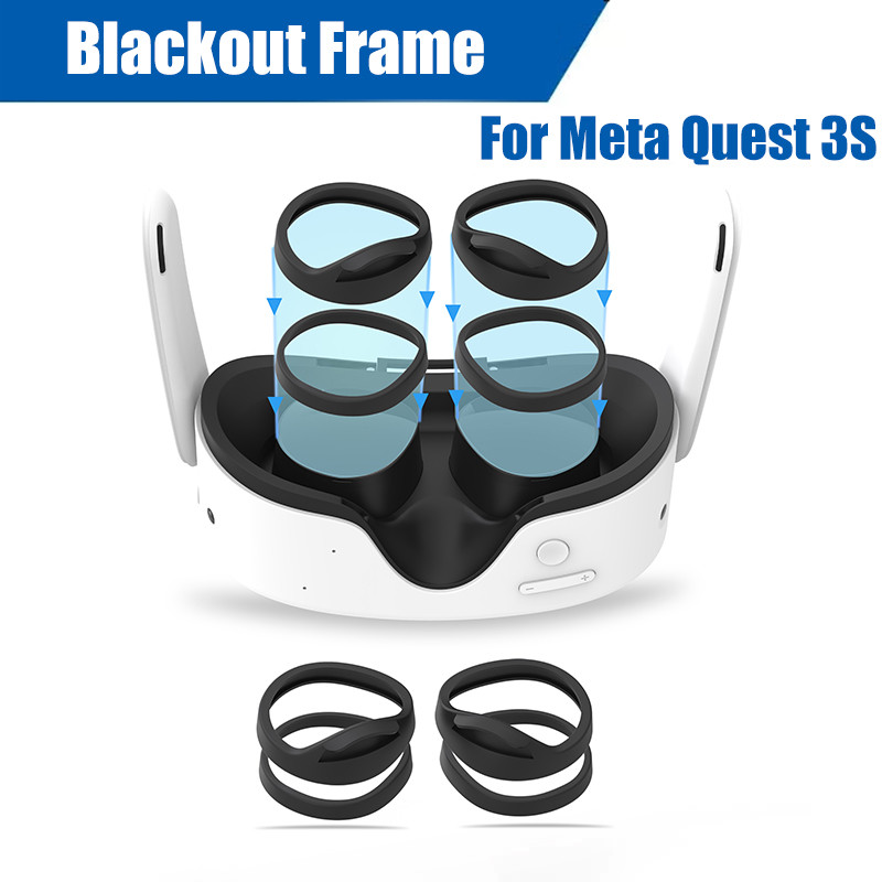Para Oculus Meta Quest 3S VR Lente Blackout Quadro Desmontagem Rápida Clipe Proteção Da Óculos