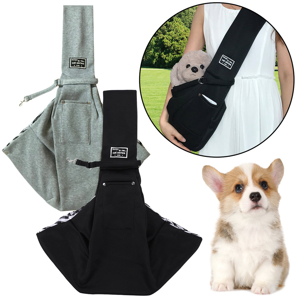 Popular Pet Cão Estilingue Transportadora Filhote De Cachorro Saco Alça Ajustável Crossbody Bolsa De Ombro Para Cães Peq