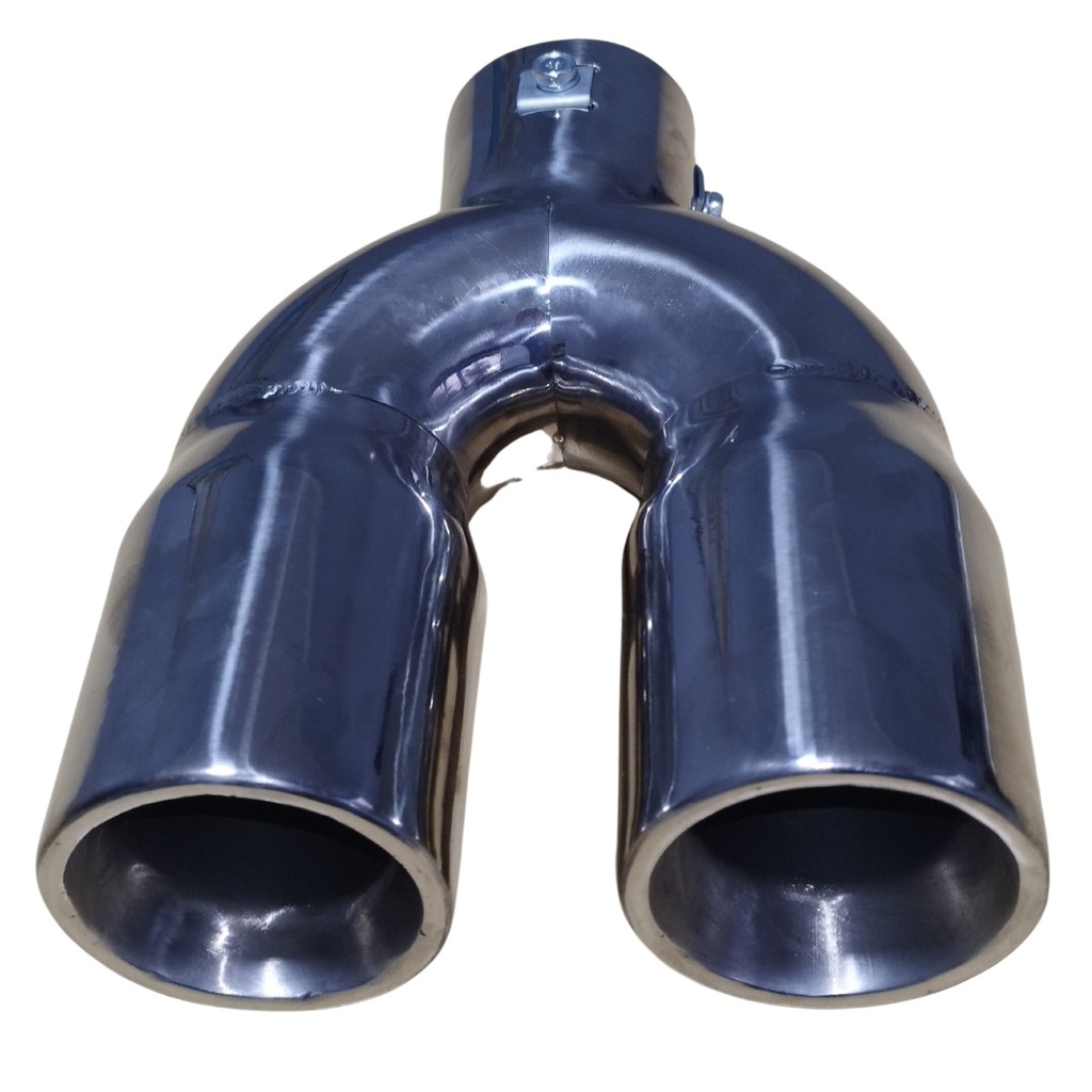 Ponteira Dupla Inox Redonda 3,5 Universal Adaptável