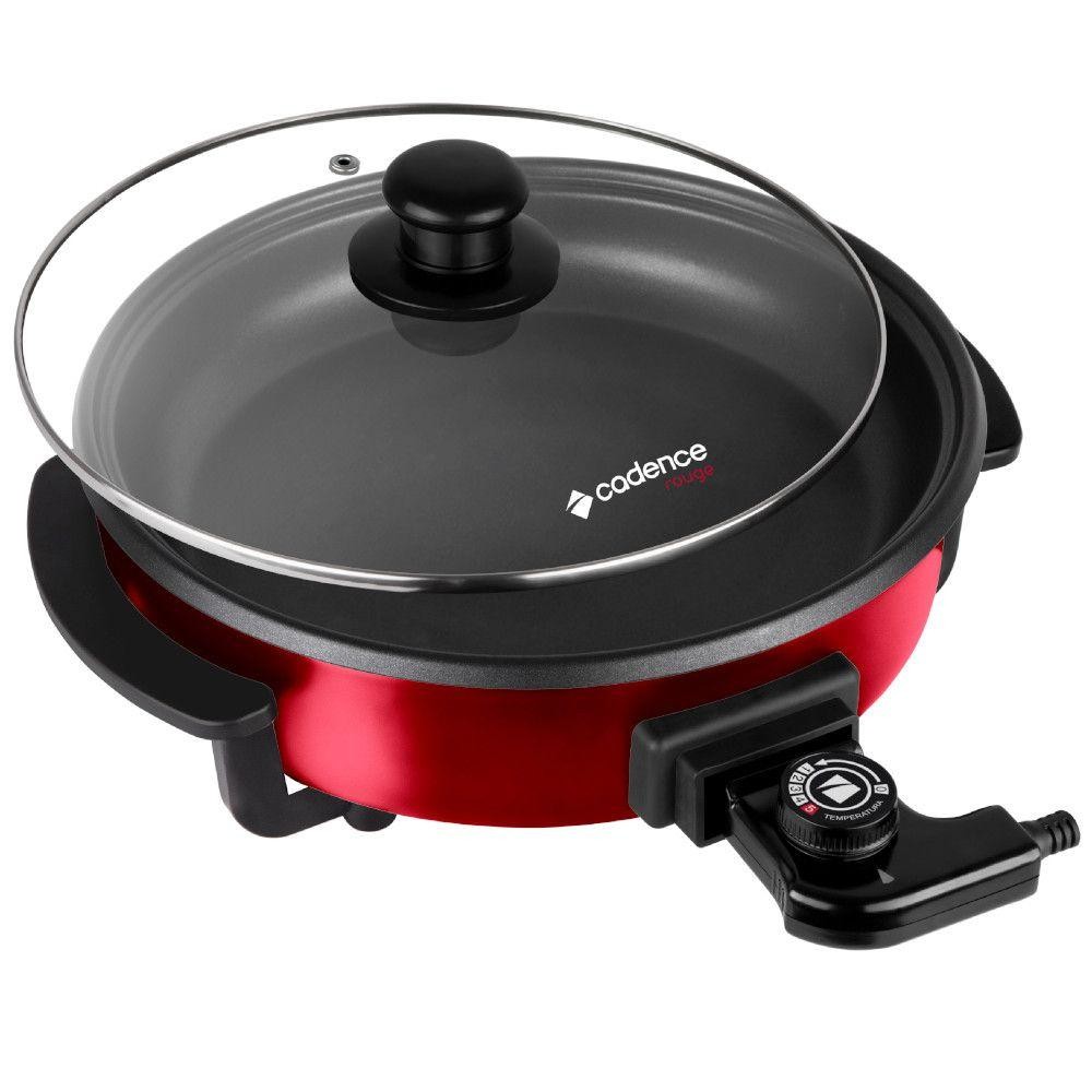 Panela Elétrica Cadence PAN610 Multifuncional Rouge 5 Níveis de Temperatura 1250W em Oferta na Shopee