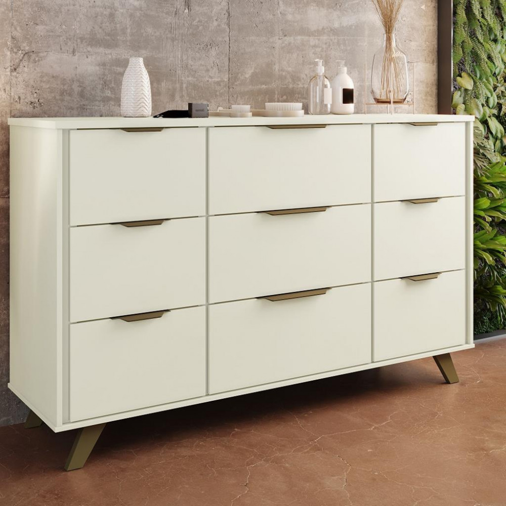 Cômoda 9 Gavetas Europa - Olímpia: Onde Comprar | BuscaProdutos