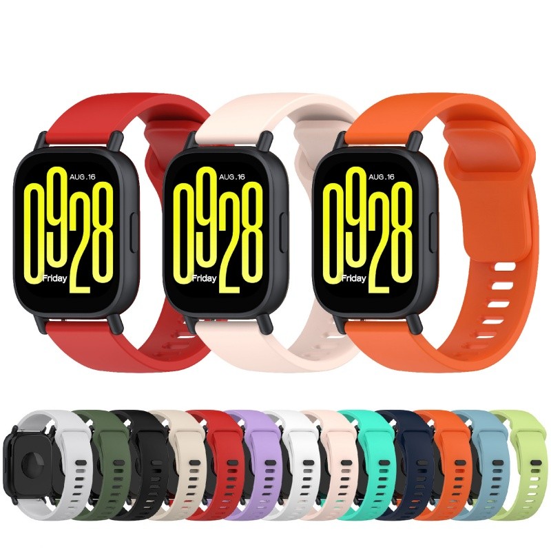 Pulseira De Silicone Para Xiaomi Redmi Watch 5 Active / Redmi Watch 5 Lite Macio Doce Cor Esportes Cinto De Laço 22mm