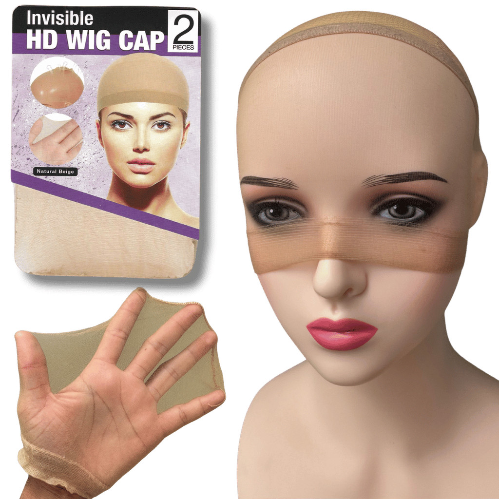 2 Toucas HD Wig Cap invisível Lace front Peruca transparente em Oferta na Shopee