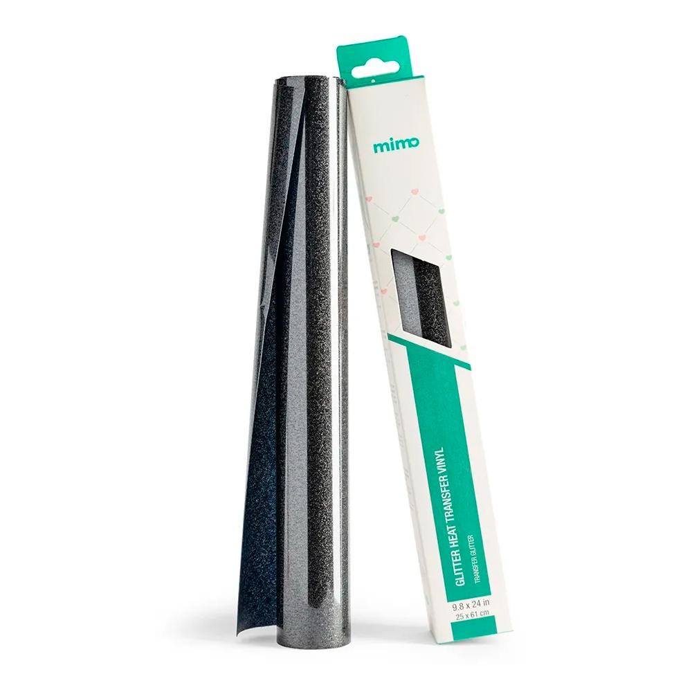 Transfer Glitter - Preto Absoluto - Mimo - 25 x 61 cm- 1 Unid em Oferta na Shopee