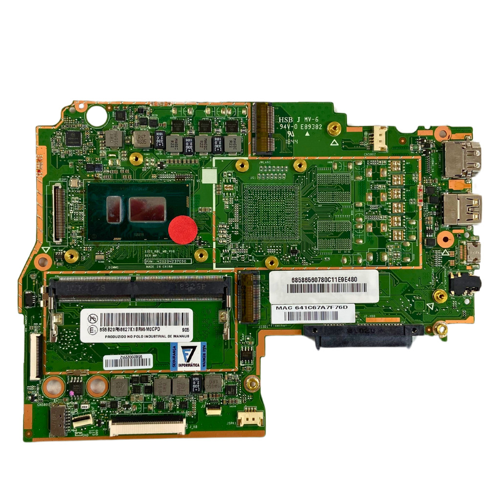Placa Mãe Lenovo 330S KBL REV 1.0 Core™ i5-8250U  SUCATA