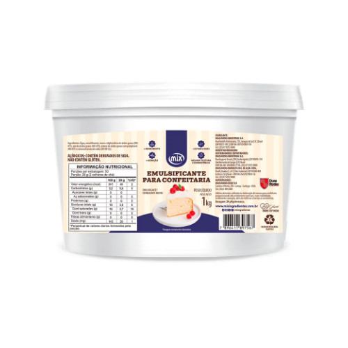 Emulsificante neutro para confeitaria 1kg Mix