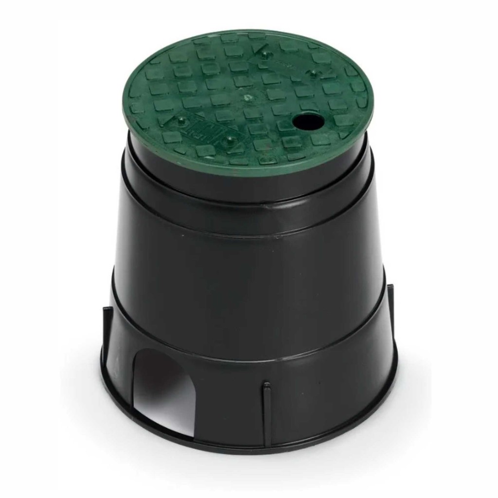 Caixa Para Valvula Solenoide Rain Bird De 6 Modelo PVB Com Tampa Verde