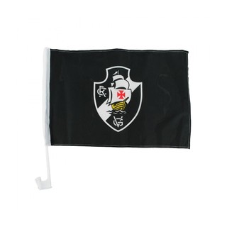 Bandeira Haste Plástico Vidro Carro   Vasco