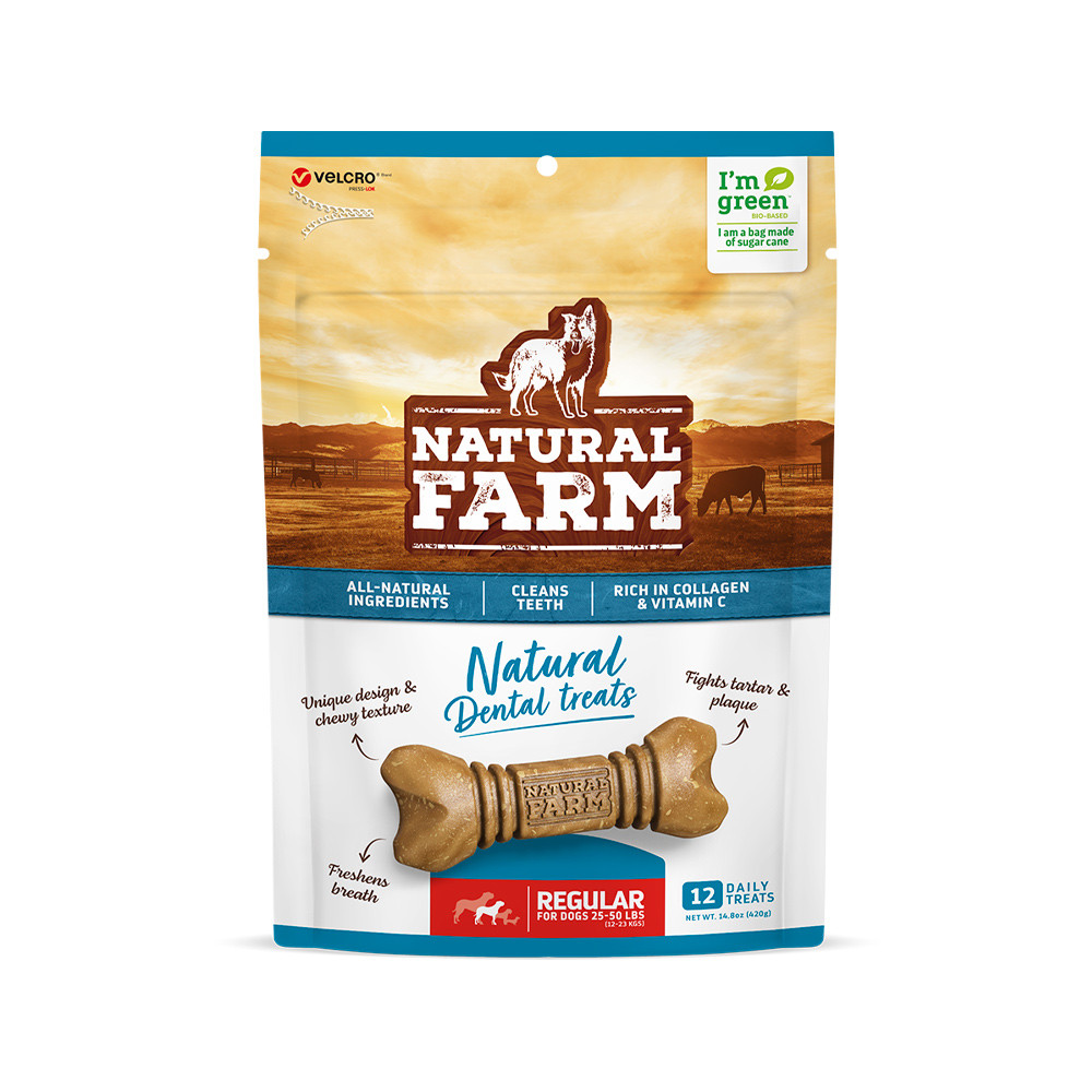 Petisco Dental Raças Médias Regular Natural Farm