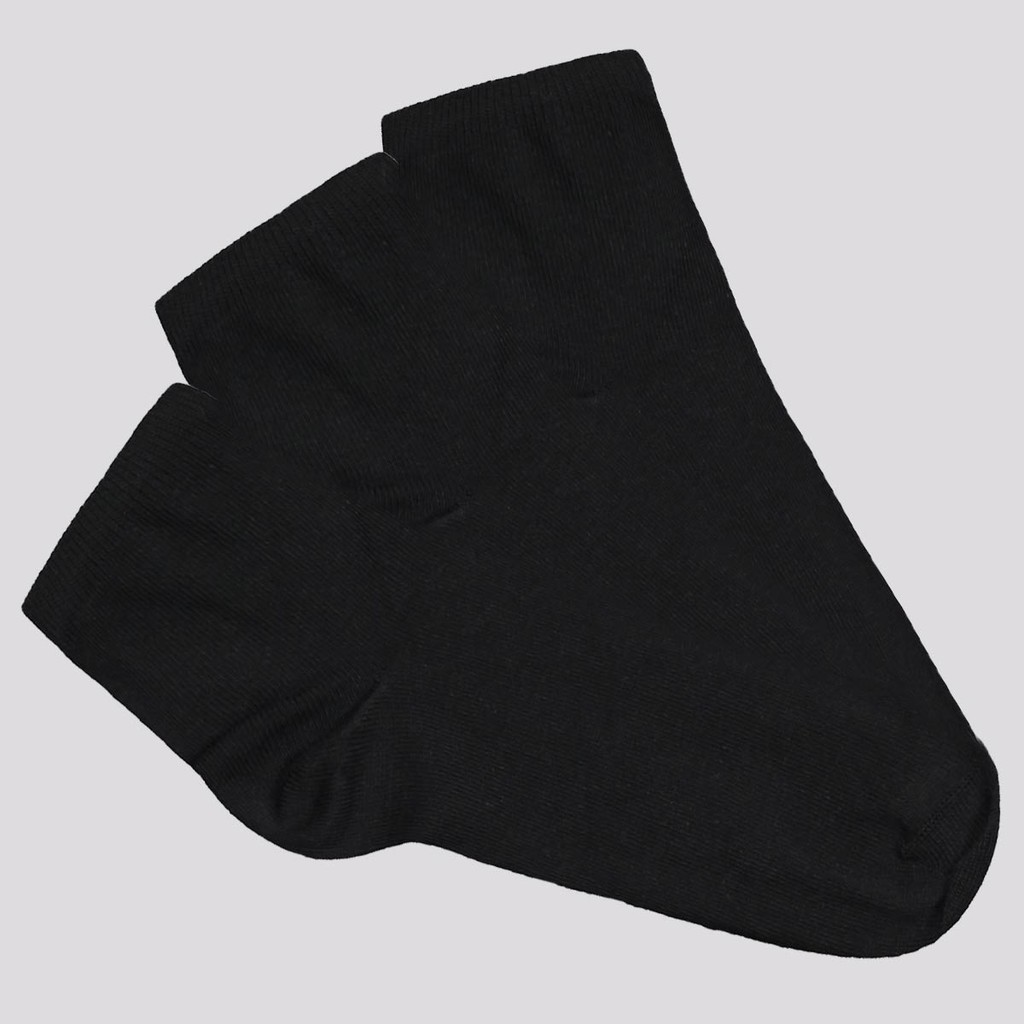 Kit Meia Selene 3 Pares Cano Curto Feminino Preta