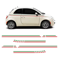 Kit Adesivo Faixa Lateral Fiat 500 Italia Modelo Original