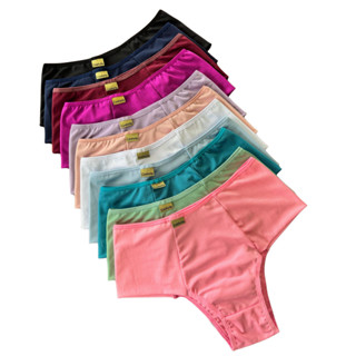 KIT Calcinha Conforto Calçola Cintura Alta Lisa Redutora Luxo Lateral Larga Conforto Lingerie em Oferta na Shopee