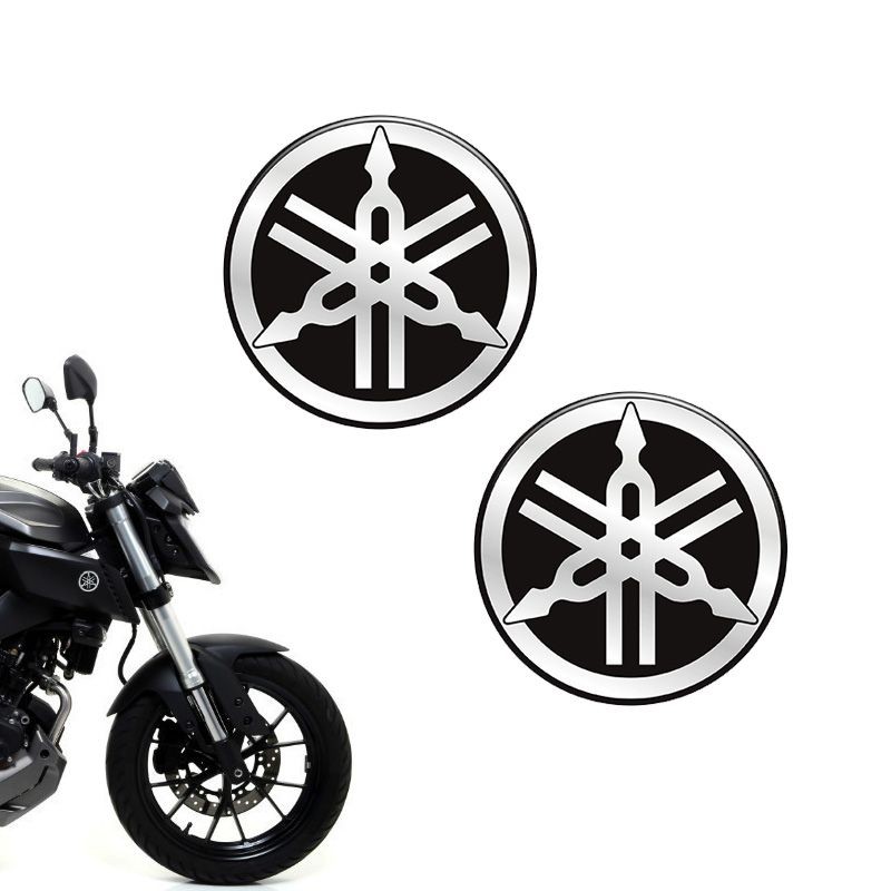 Par De Emblemas Logo Yamaha Moto Tanque 45mm Resinado em Oferta na Shopee