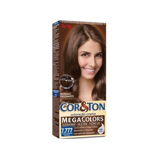 Coloração Niely Cor&Ton Louro Marrom Intenso 7777 em Oferta na Shopee
