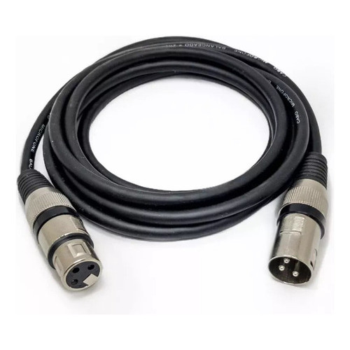 Cabo Dmx Pp 10 Metros Iluminação Efeito Dj Controladora