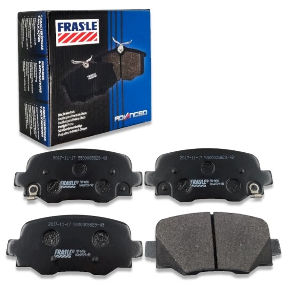 Pastilha de Freio Traseira Compass Renegade Commander 1.3/1.8/2.0 2016/2025 - Frasle PD1496
