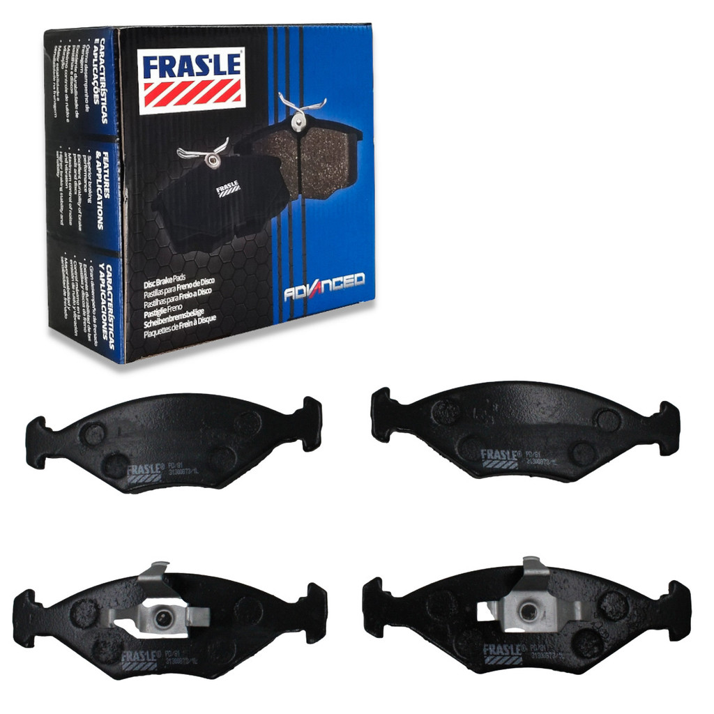 Pastilha de Freio Dianteira Gol 1.0/1.6/1.8 8v 2005/2014 - Frasle PD81