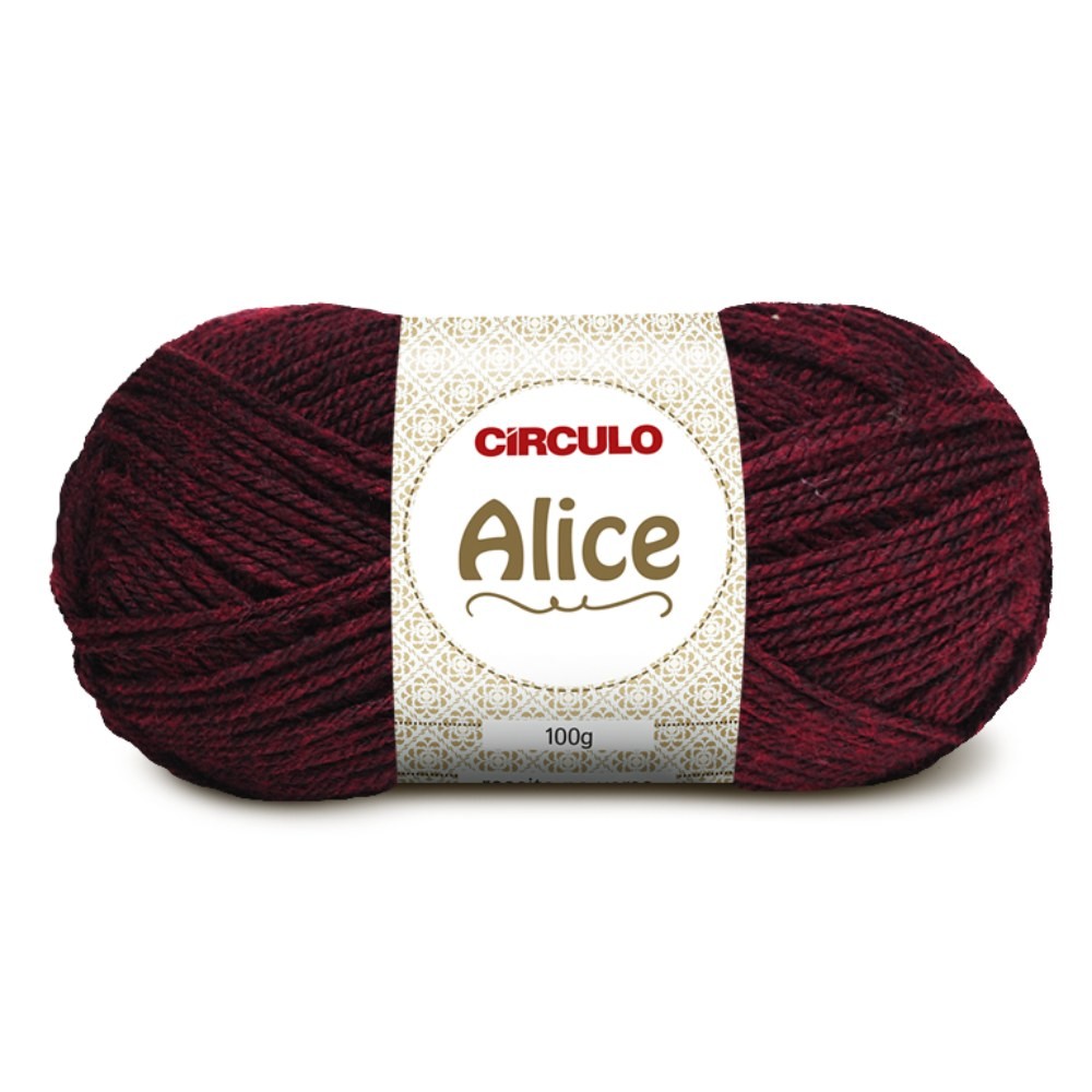 Fio Alice 100g Tricô Crochê 3/6 500 TEX 200 Metros - Círculo