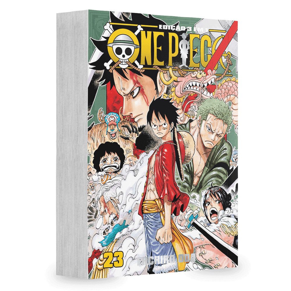 Mangá - One Piece 3 Em 1 - 23 - Novo/Lacrado