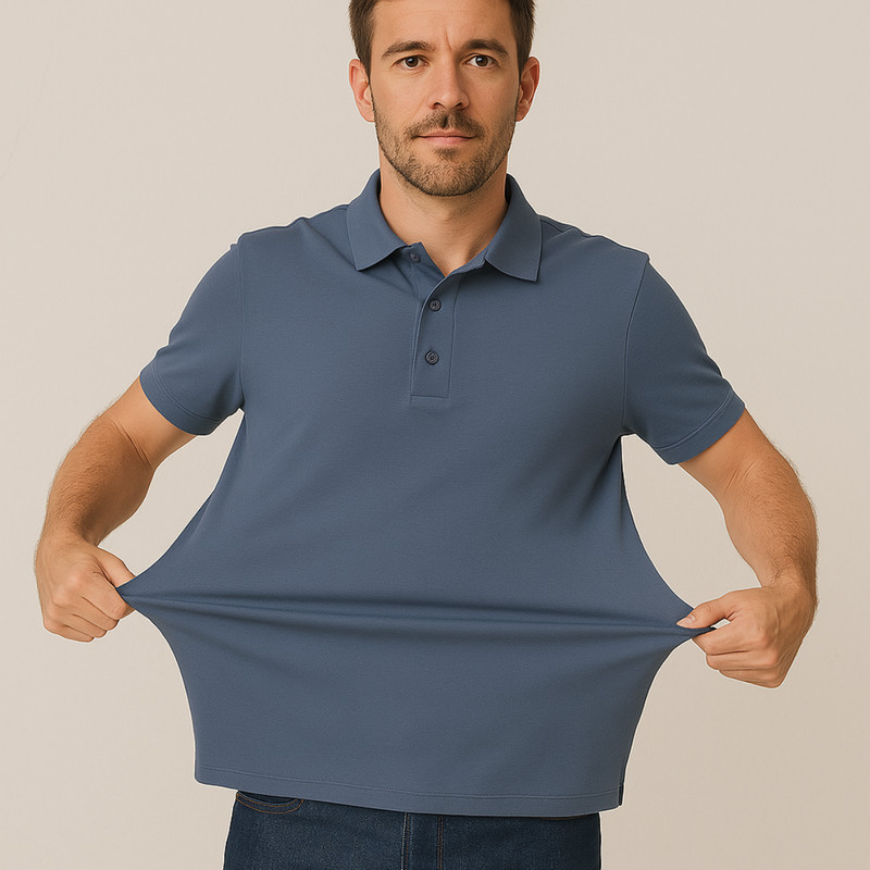 Camisa Polo Masculina Poliamida Slim Não Amarrota Tecido Tecnológico Toque Frio Camiseta Tech  Premium