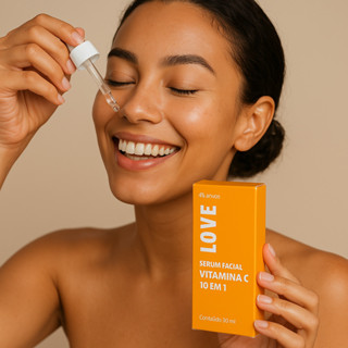 Sérum Facial Vitamina C 10 em 1 da Max Love em Oferta na Shopee