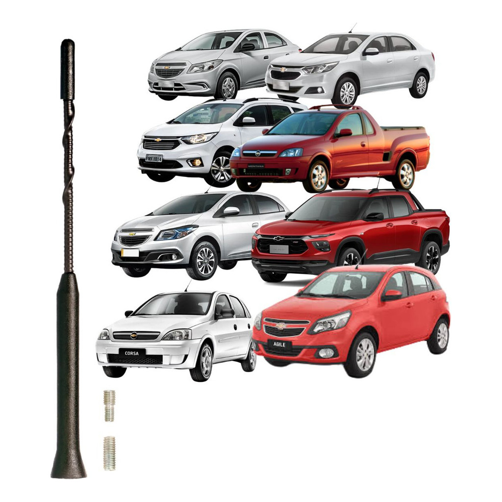 Haste Antena Teto Gol Saveiro - G2 G3 G4 / Espiral 20cm/ Voyage Up,Astra hatch sedan Celta Vectra