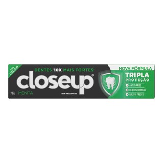 Creme Dental Closeup Triple Menta 70g em Oferta na Shopee