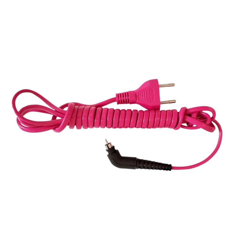 Cabo Giratório Prancha Chapinha Taiff 2x0,75mm Rosa Original