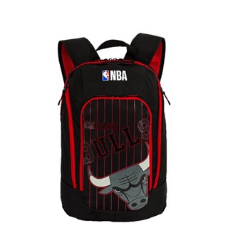 Mochila Grande 2 Compartimentos NBA Legend Chicago - Preto e Vermelho em Oferta na Shopee