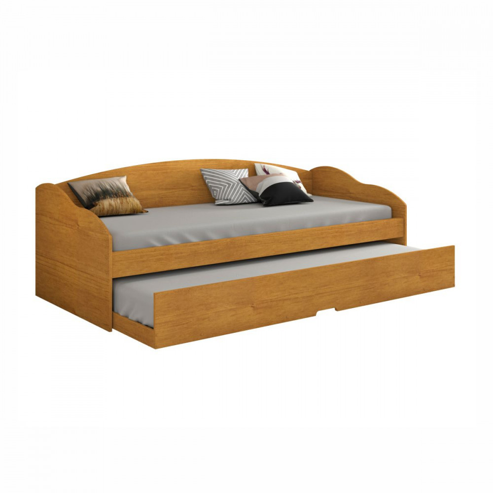 Sofá Cama Funny III Com Cama Auxiliar Cinamomo Conquista - Home & Living