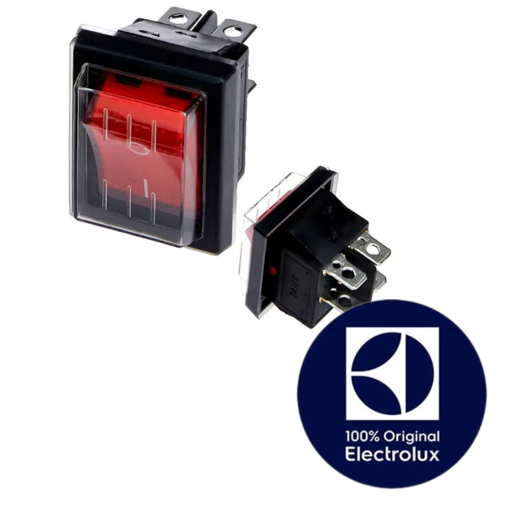 INTERRUPTOR  LIGA DESLIGA INTERRUPTOR LAVADORA JACTO CLEAN - (DEMAIS MODELOS NA DESCRIÇÃO)
