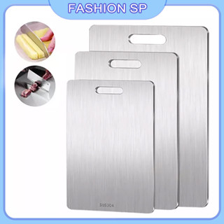 （Aço inoxidável 304）Placas Tábuas De Corte De Titânio Para Cozinha Portátil em Oferta na Shopee