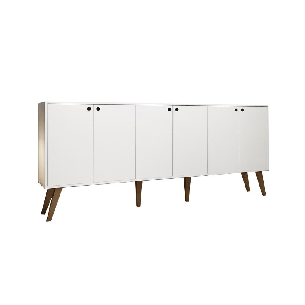 Aparador Buffet Retro Para Sala De Estar 6 Portas Guatemala