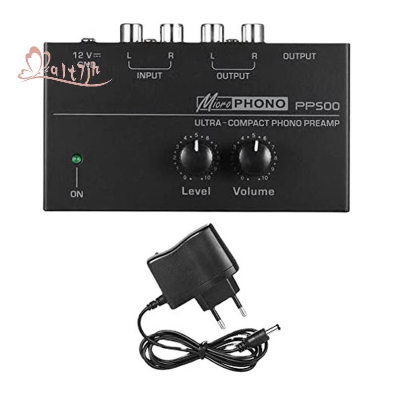 Pré-Amplificador Phono PP500 Com Controle De Volume De Nível Plugue Ue em Oferta na Shopee