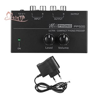 Pré-Amplificador Phono PP500 Com Controle De Volume De Nível Plugue Ue em Oferta na Shopee