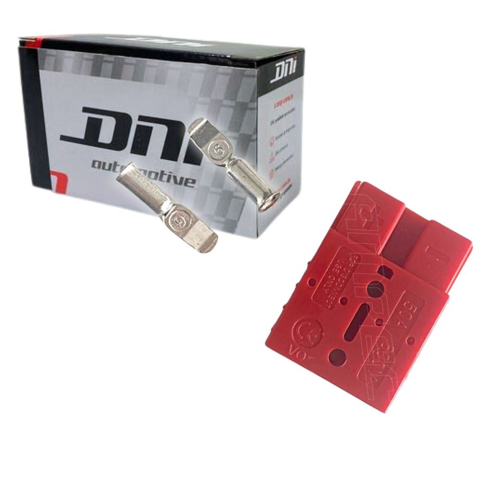 Conector Para Bateria de Empilhadeira Bateria Estacionária Até 50A DNI 8340 em Oferta na Shopee