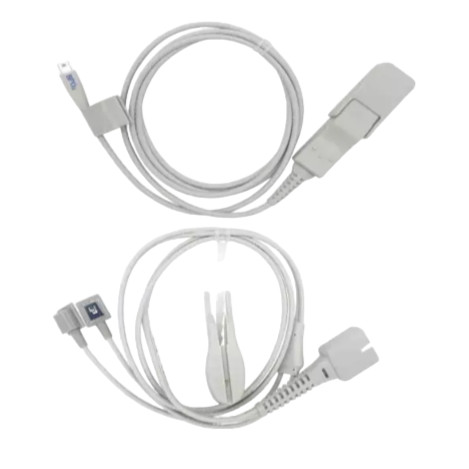 Sensor Oximetria Veterinário Completo com Extensor Compatível Contec 08A Monitor SpO2 Pulso Alta Precisão Clínico