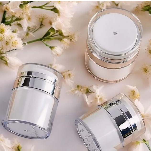 Kit 2 Frasco 15ML/30ML De Creme Gel Acrílico Pump Vazio Pressao Válvula Pote Unha Airless