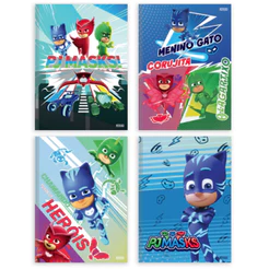 CADERNO BROCHURA 80 FOLHAS PJ MASKS – SÃO DOMINGOS – 10517 – UNITÁRIO E SORTIDO