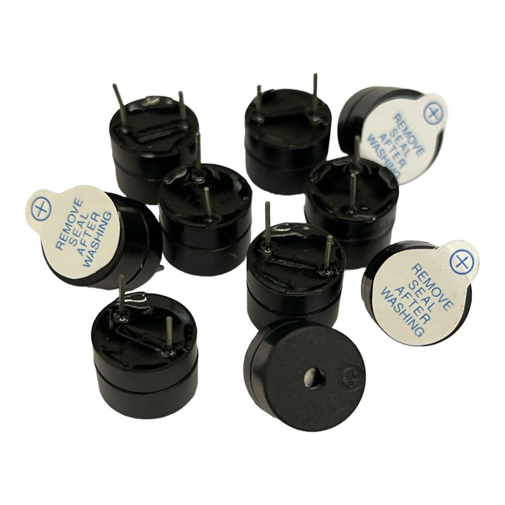 10 Peças Buzzer Ativo 12v Bip Continuo Ymd-12095-g em Oferta na Shopee
