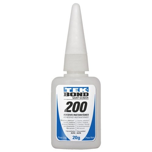 Caixa 10 unidades Adesivo Instantâneo 20g Super Cola 200 Tekbond em Oferta na Shopee