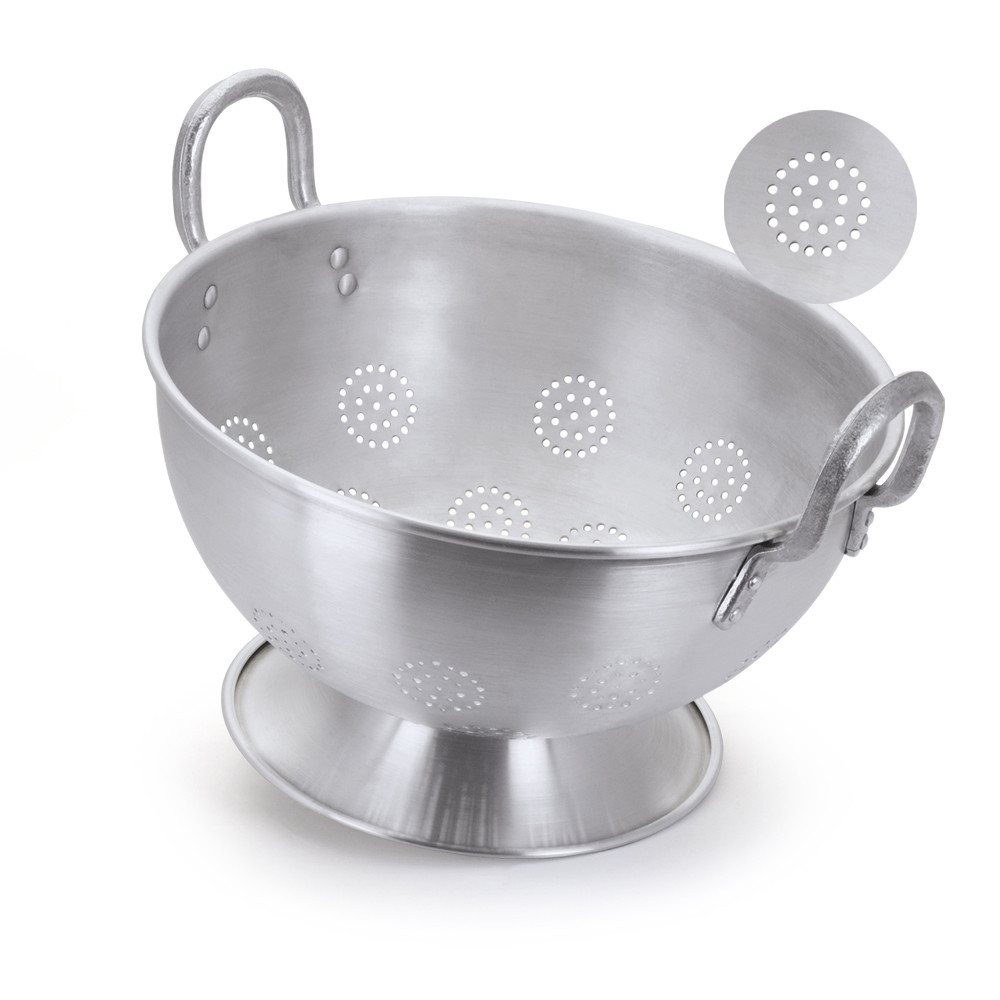 Escorredor De Massa Aluminio Profissional 45Cm 20L Nacional em Oferta na Shopee