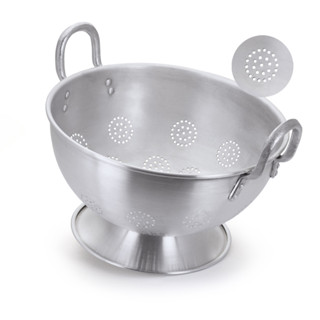 Escorredor De Massa Aluminio Profissional 45Cm 20L Nacional em Oferta na Shopee