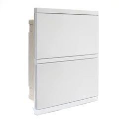 Quadro de Embutir para Até 24 Disjuntores Din Strahl QD24-PB