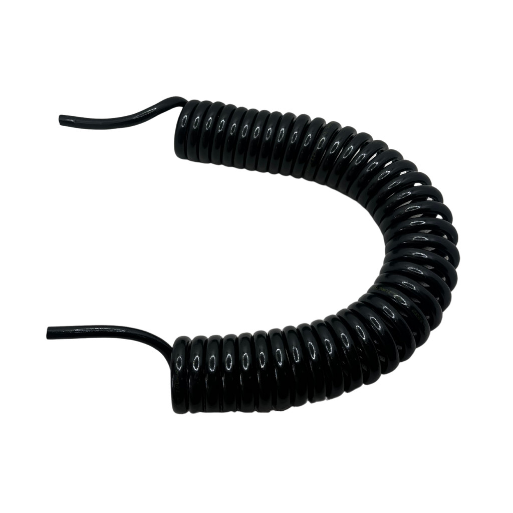 Mangueira Espiral Pu Preta 8mm X 10 Metros Para Ar Comprimido Compressor