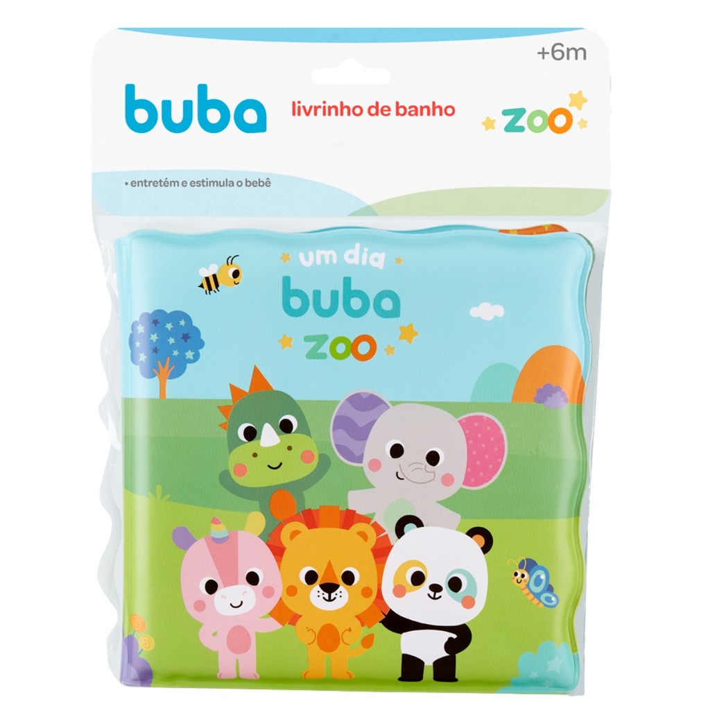 Livrinho De Banho Infantil Divertido E Educativo Um dia Bubazoo 20560 - Buba em Oferta na Shopee