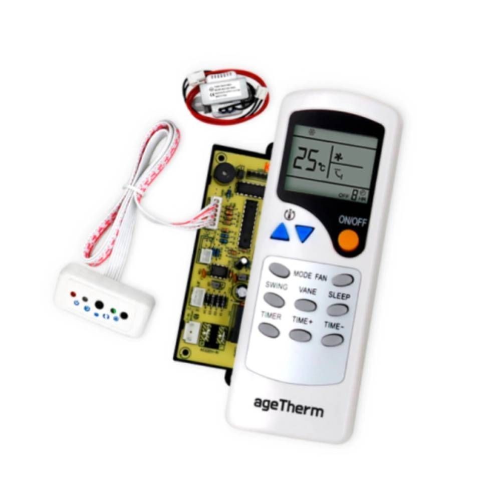Kit Placa Universal c/ Controle Remoto Ar Condicionado SPLIT